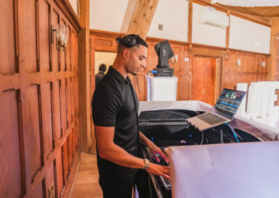 Wedding DJ performing at The Ravenswood, Sharpthorne, West Sussex