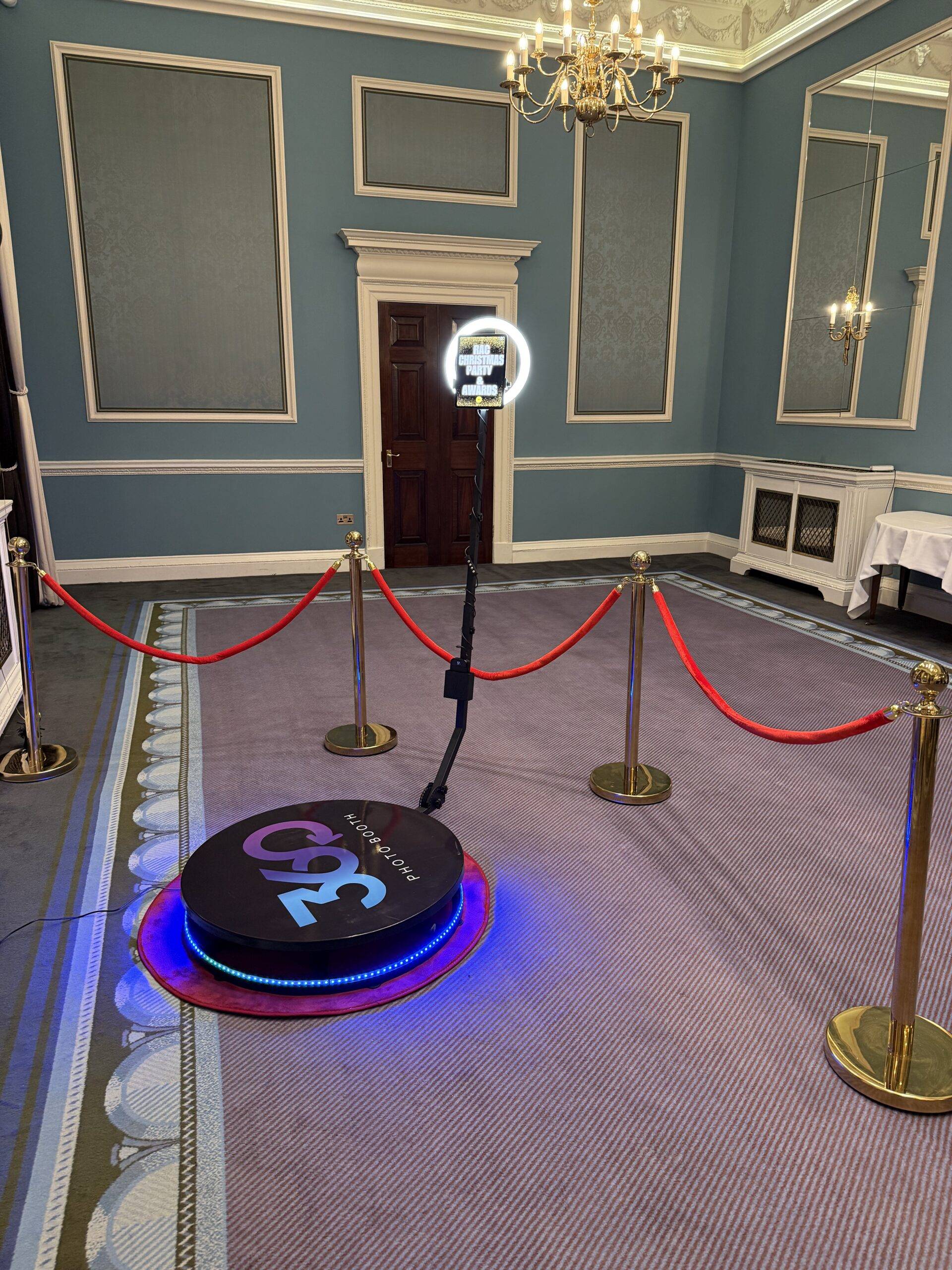 Mirror-style photobooth with mood lighting available for events, London Event DJs