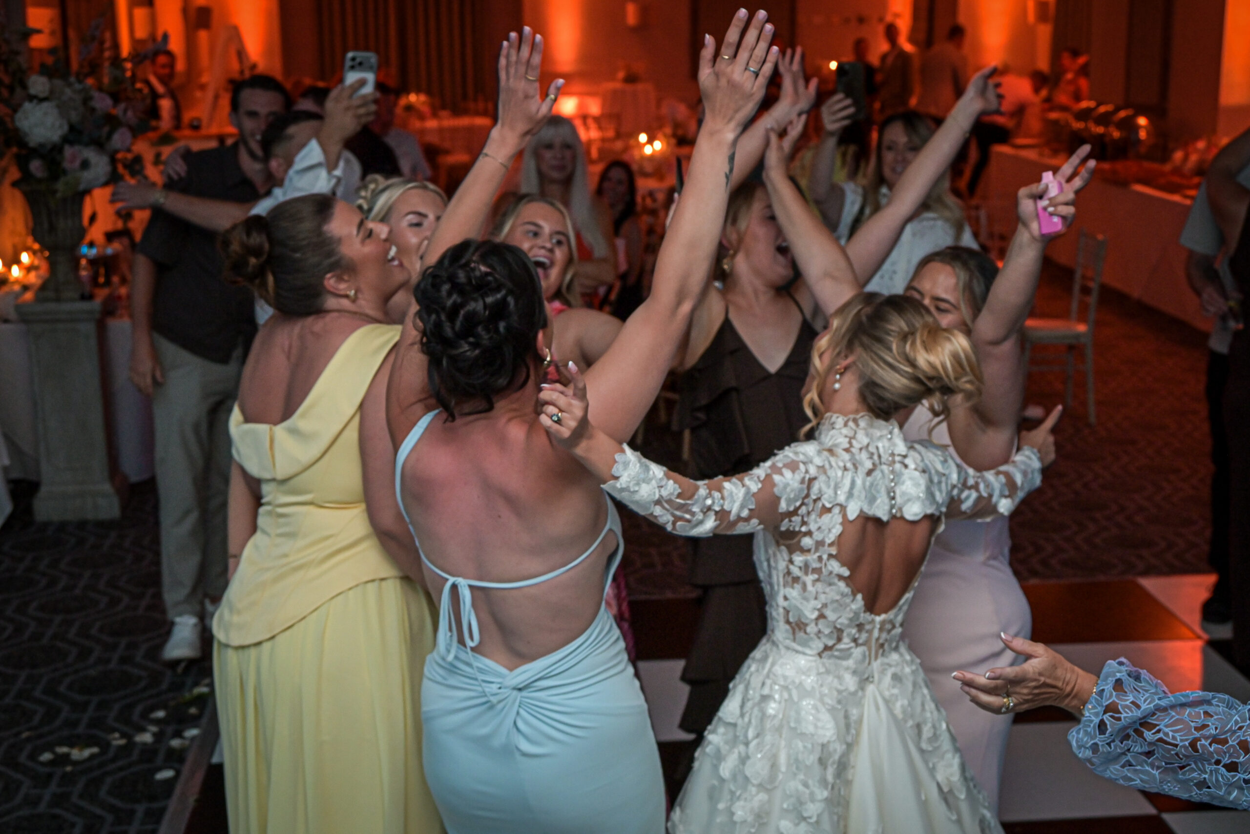 Dancing on the Clouds and cold spark effects at real weddings