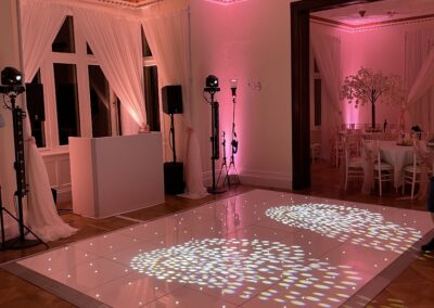 London Event DJs setup at Highley Manor, Balcombe West Sussex